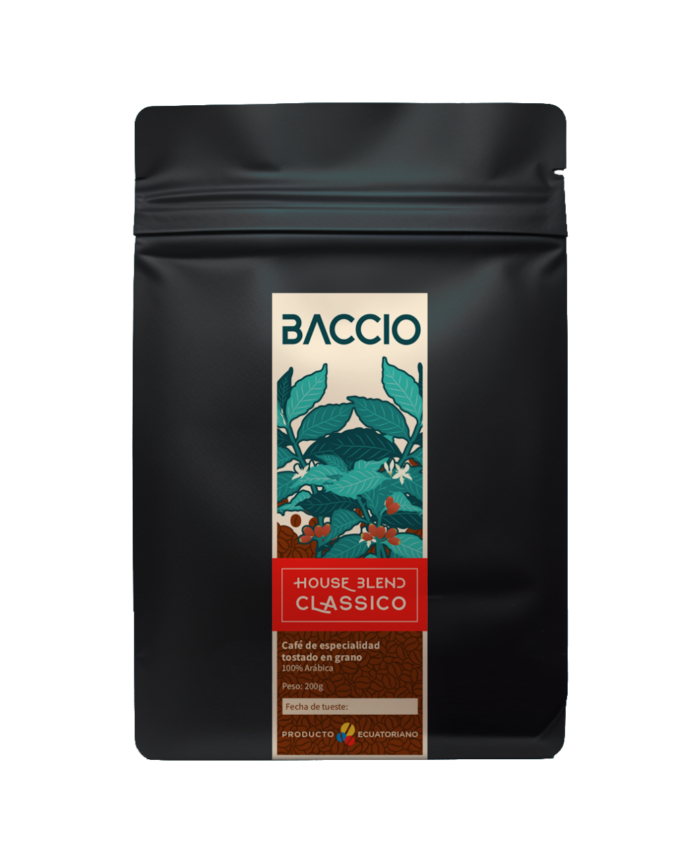 BACCIO ESPRESSO CLASSICO EN GRANO 200GR – BACCIO